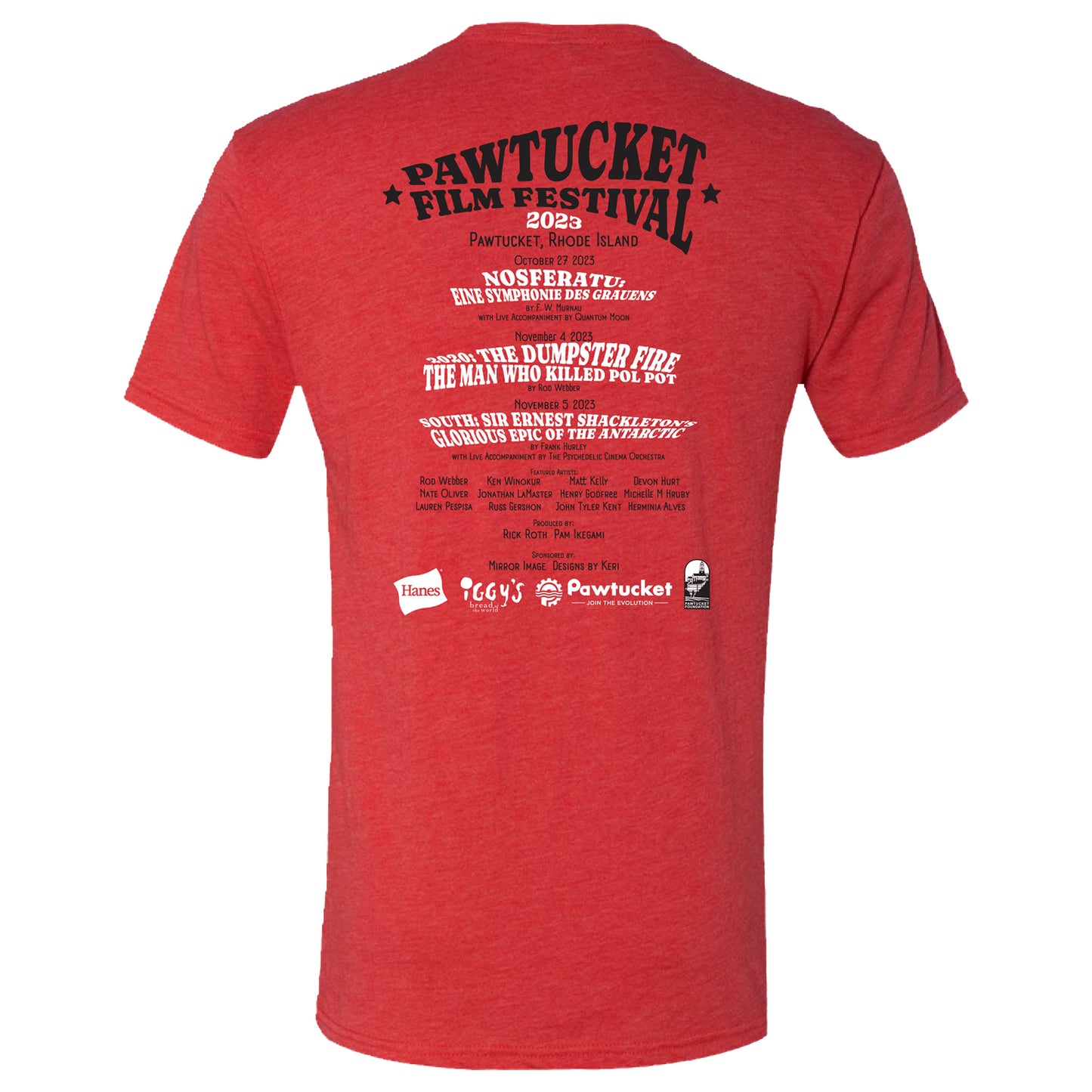Pawtucket Film Festival 2023 T-Shirt