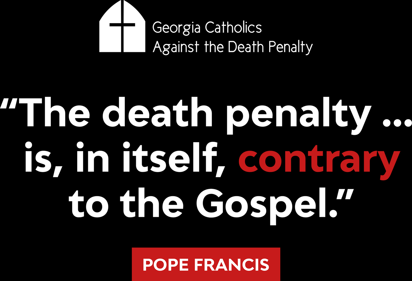 GACADP- Pope Francis Quote T-shirt