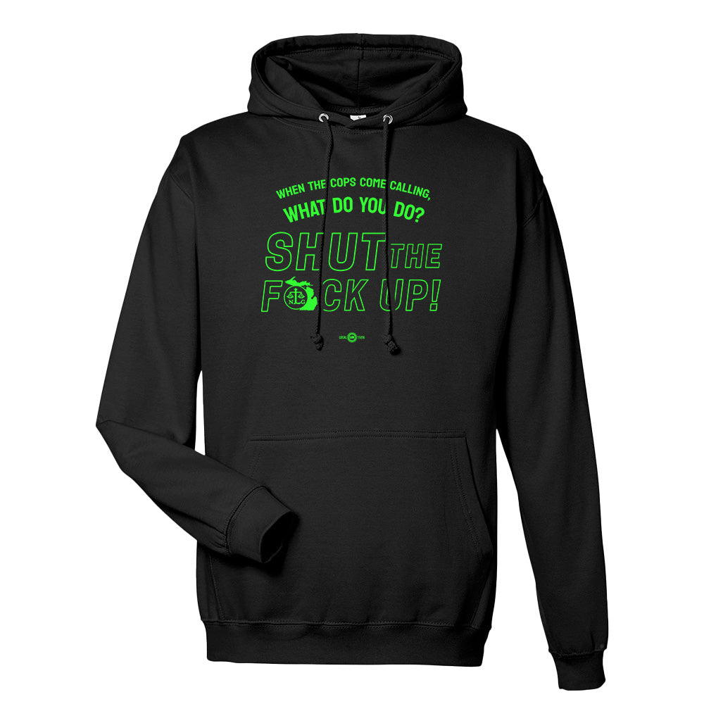 National Lawyers Guild- Detroit & Michigan Chapter Pullover Hoodie in Black