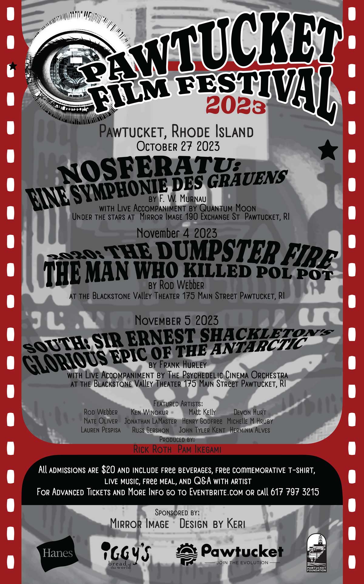 Pawtucket Film Festival 2023 Poster