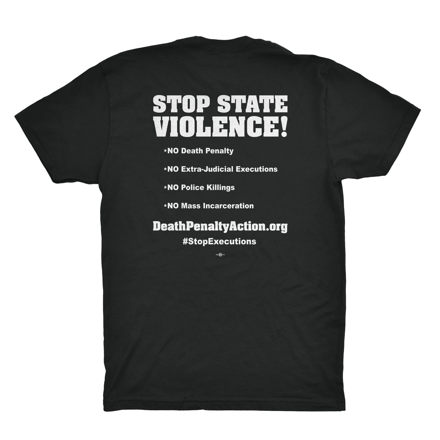 Stop Executions Now- Black Tee