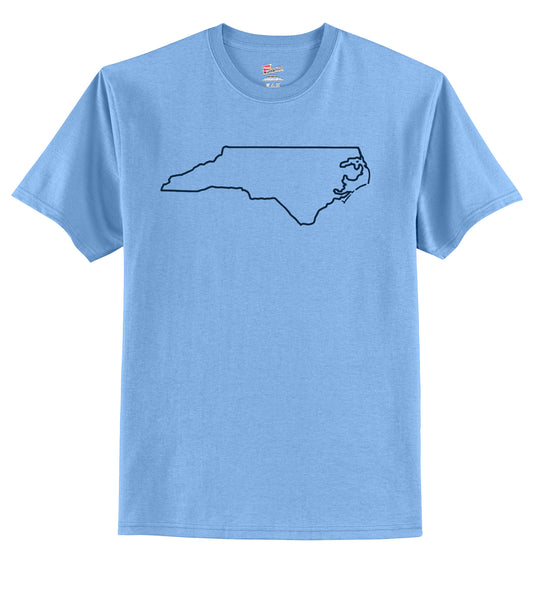 Hurricane Helene Western North Carolina Relief- Unisex Tee- Carolina Blue