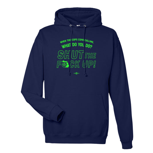 National Lawyers Guild- Detroit & Michigan Chapter Pullover Hoodie in Navy