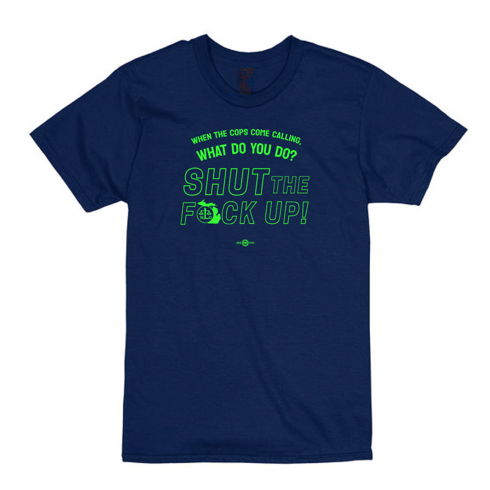 National Lawyers Guild- Detroit & Michigan Chapter T-Shirt in Navy ...