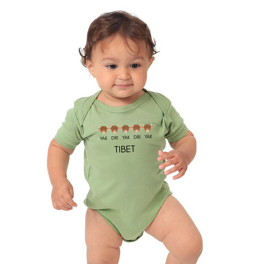 Tibet Action - Yak Dri Yak Baby Onesie
