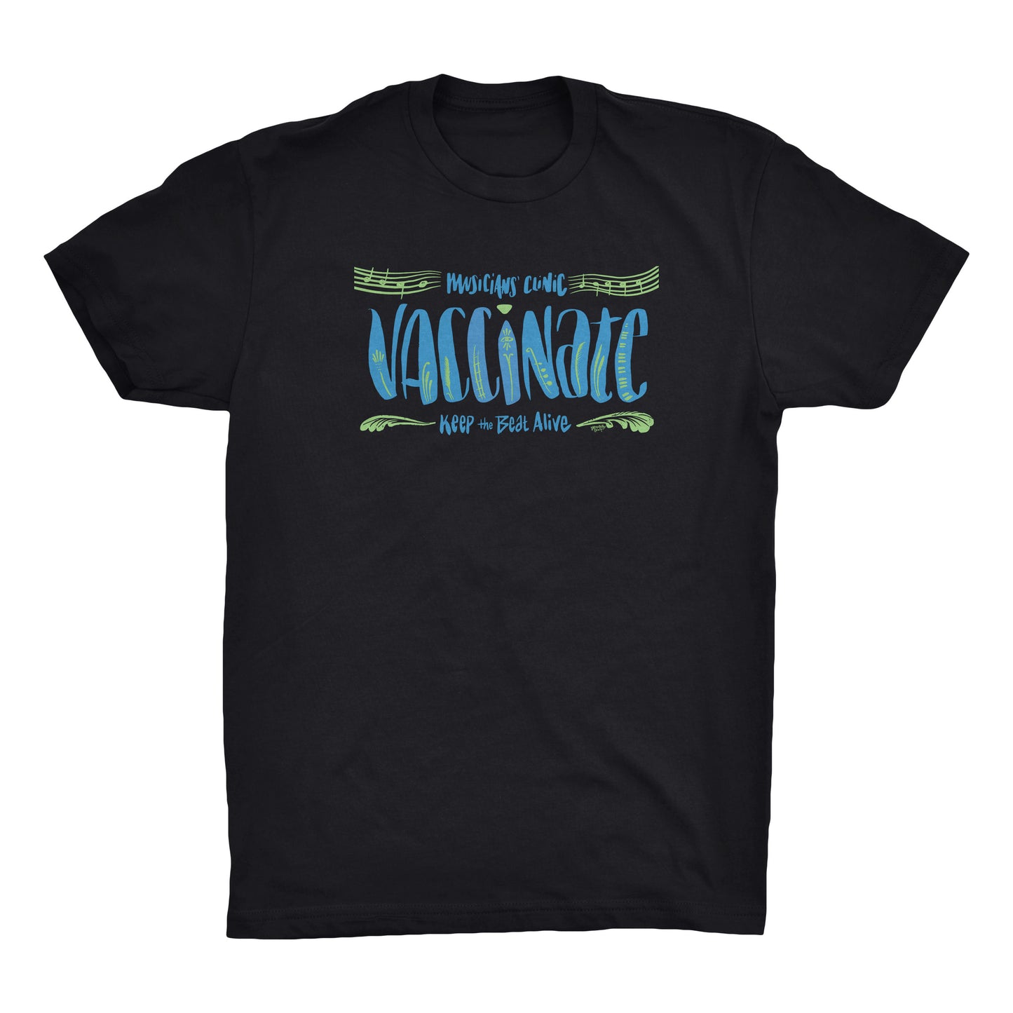 VACCINATE T-Shirt in Black